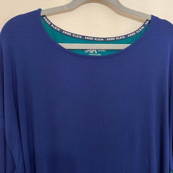 Anne Klein  Women's Ak Sport RARA Breezy top Size L - Picture 6 of 10
